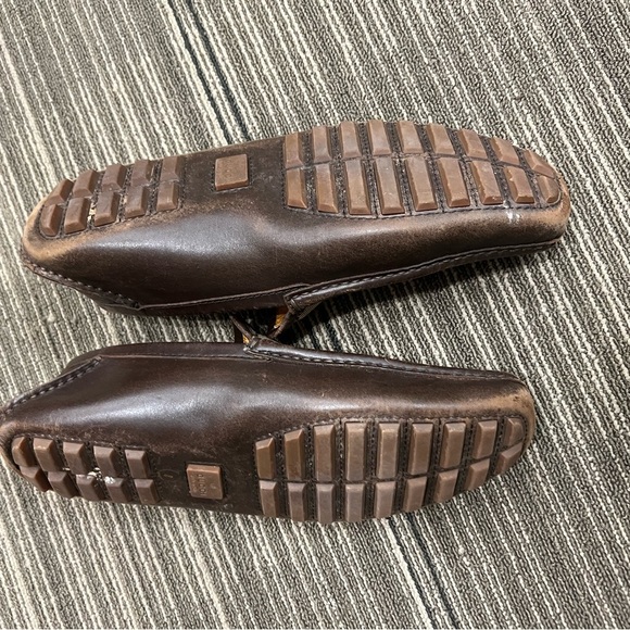 Gucci Men’s Leather and Monogram Canvas Driver - Picture 7 of 15